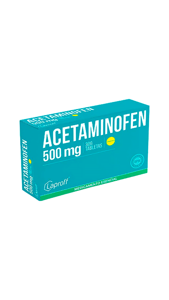 ACETAMINOFEN 500MG CJ X 300TB LAPROFF