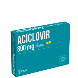 ACICLOVIR 800 MG CJ X 10 TAB