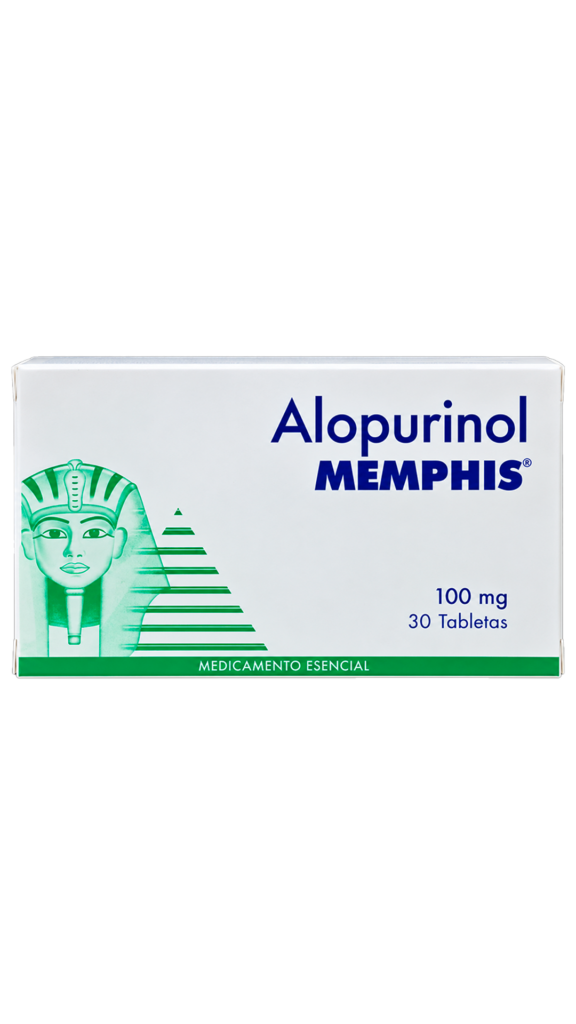 ALOPURINOL 100MG CJ 30 TAB MEMPHIS