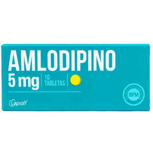 AMLODIPINO 5MG CJ X 10TB LAPROFF