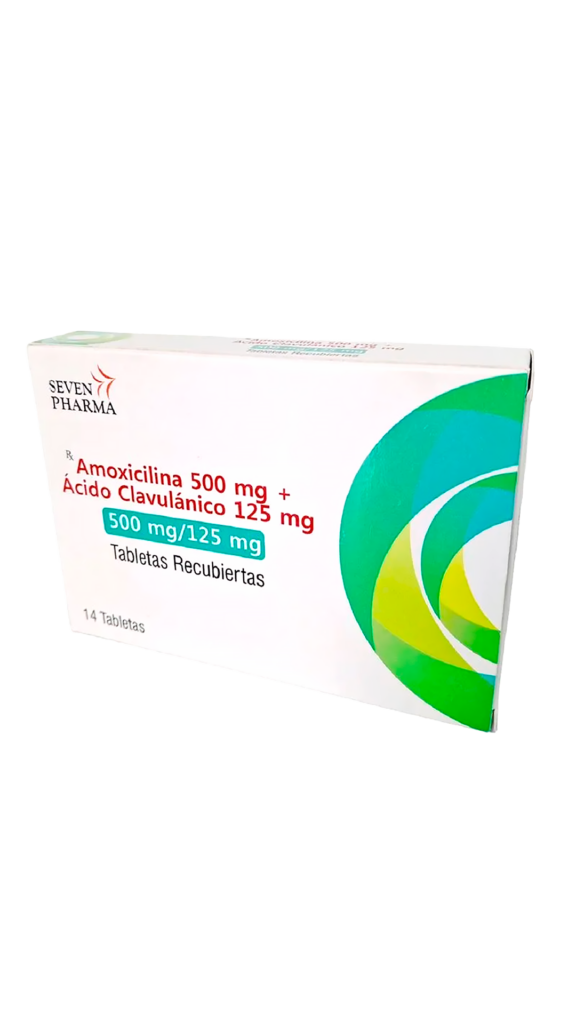 AMOXICILINA 500 ACIDO CLAVULANICO CJ X 14 TAB