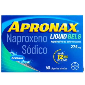 APRONAX 275MG LIQUID CJ X 50CP