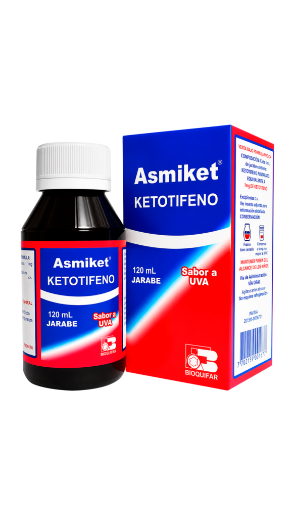ASMIKET 1 MG/5 ML JARABE X 120 ML(KETOTIFENO)
