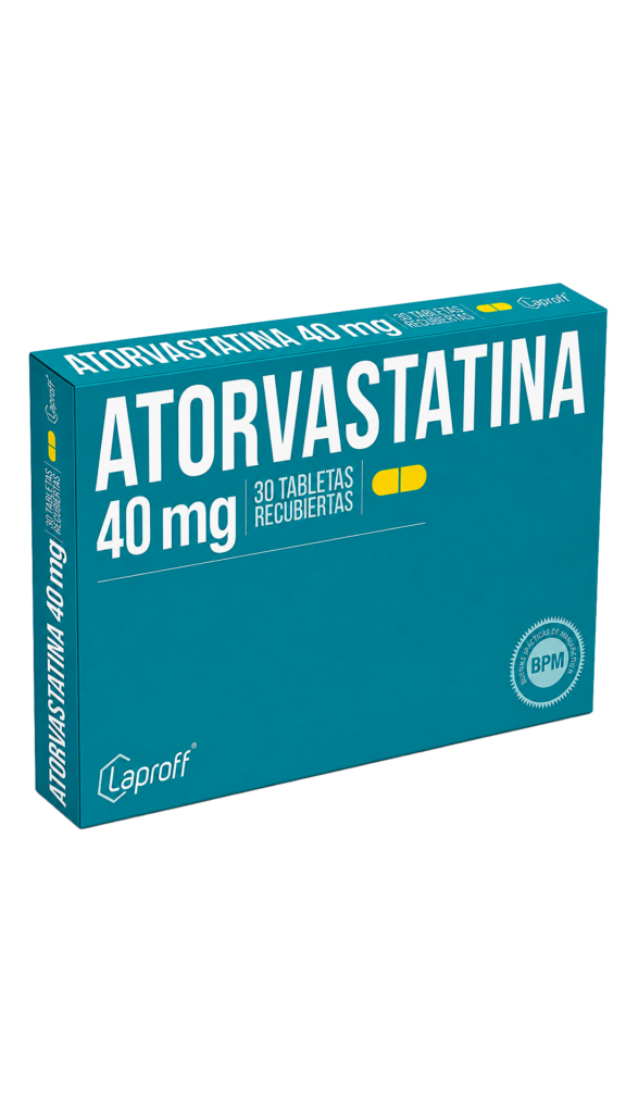 ATORVASTATINA 40 MG CJ X 30 TAB