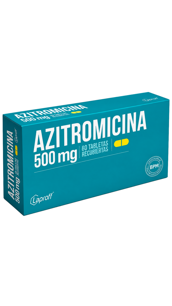 AZITROMICINA 500MG X 60TB LAPROFF