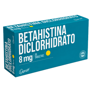 BETAHISTINA 8MG CJ X 20 TAB