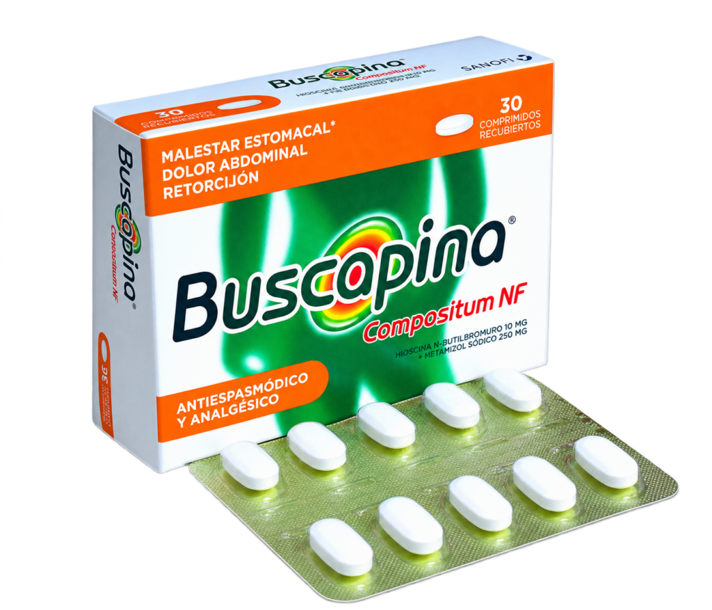 BUSCAPINA CO NF CJ X 30 TAB