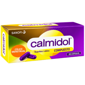 CALMIDOL COMPUESTO (IBUPROFENO/CAFEÍNA) CJ X 48 GRAGEAS