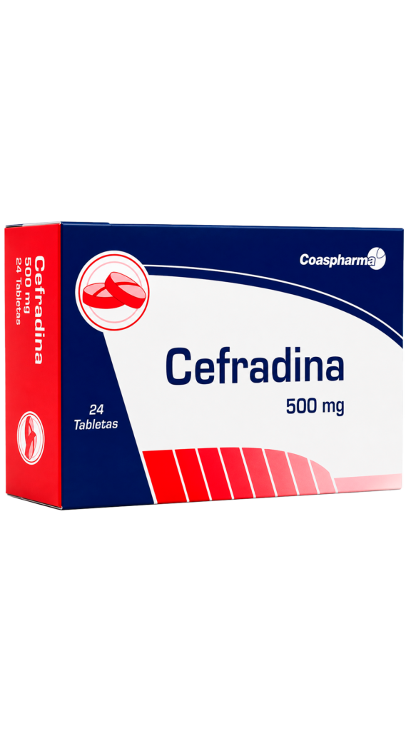 CEFRADINA 500 MG CJ X 24 CP COASP