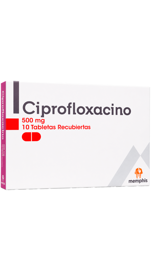CIPROFLOXACINA 500MG CJ X 10TB MEMPHIS