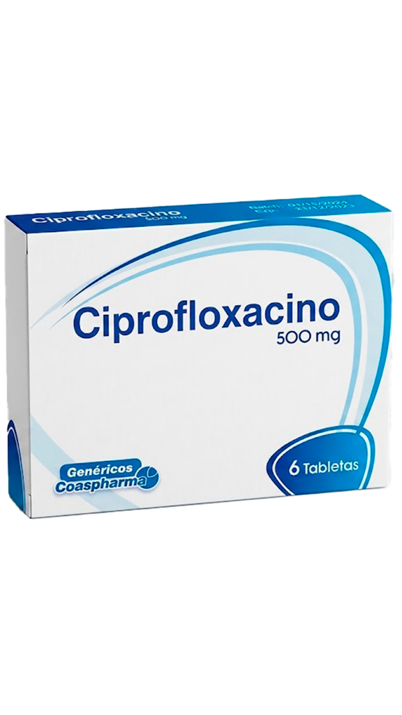 CIPROFLOXACINO 500MG X 6TB COASPHARMA