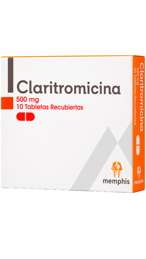CLARITROMICINA 500 MG CJ X 10 TAB