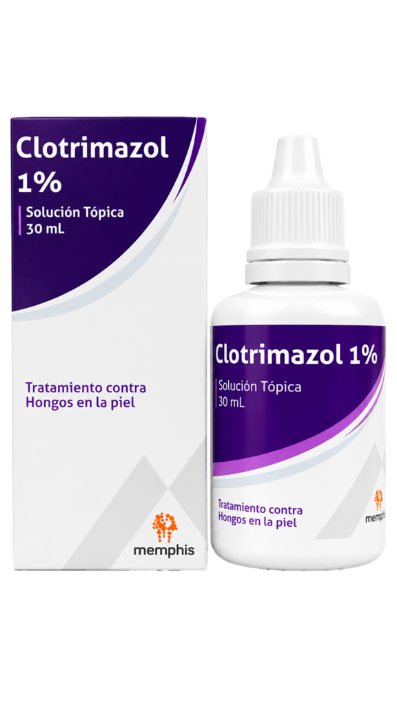 CLOTRIMAZOL 1% SOLUCION TOPICA X 30ML MEMPHIS