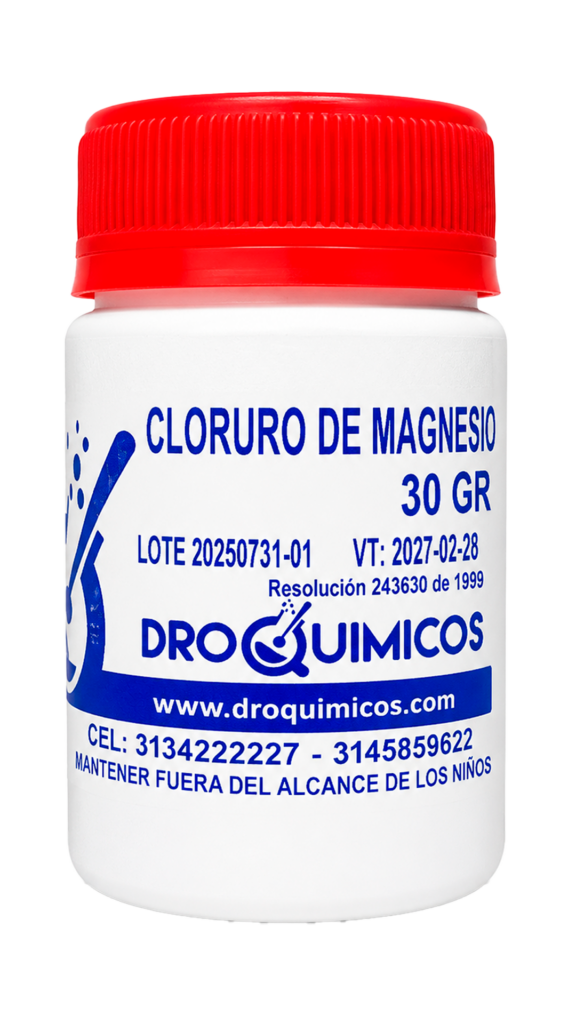 CLORURO DE MAGNESIO POTE X30 GR