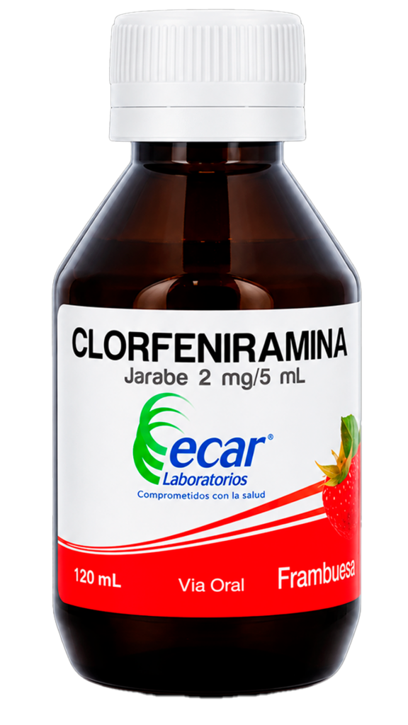 CLORFENIRAMINA JBE 2MG/5ML FCO 120 ML