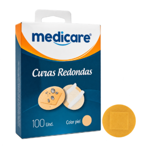 CURA REDONDA COLOR PIEL X 100 UNDS