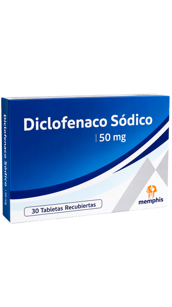 DICLOFENACO 50MG CJ X 30TB MEMPHIS