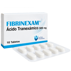 FIBRINEXAM 500 MG CJ X 10 TAB