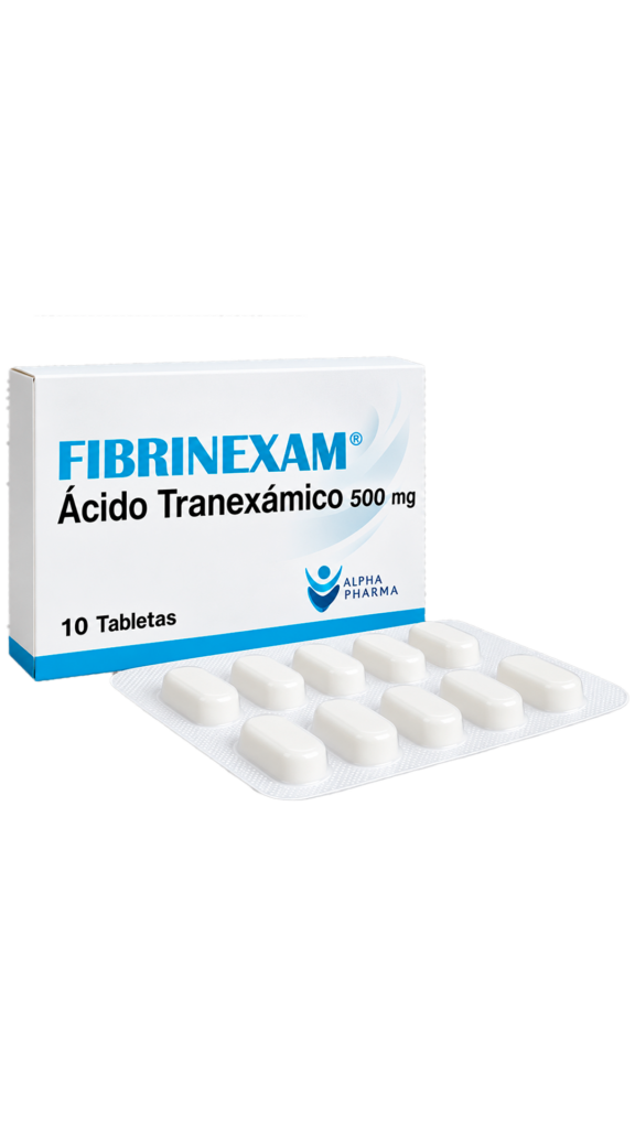 FIBRINEXAM 500 MG CJ X 10 TAB