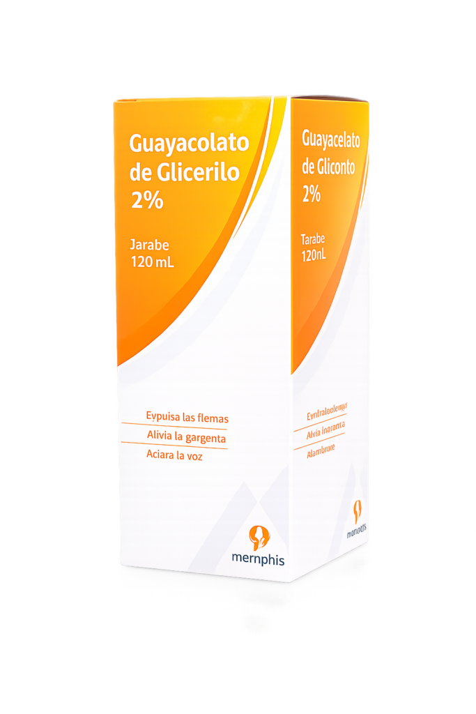 GUAYACOLATO DE GLICERINO MEMPHIS 2% JRB 120 ML