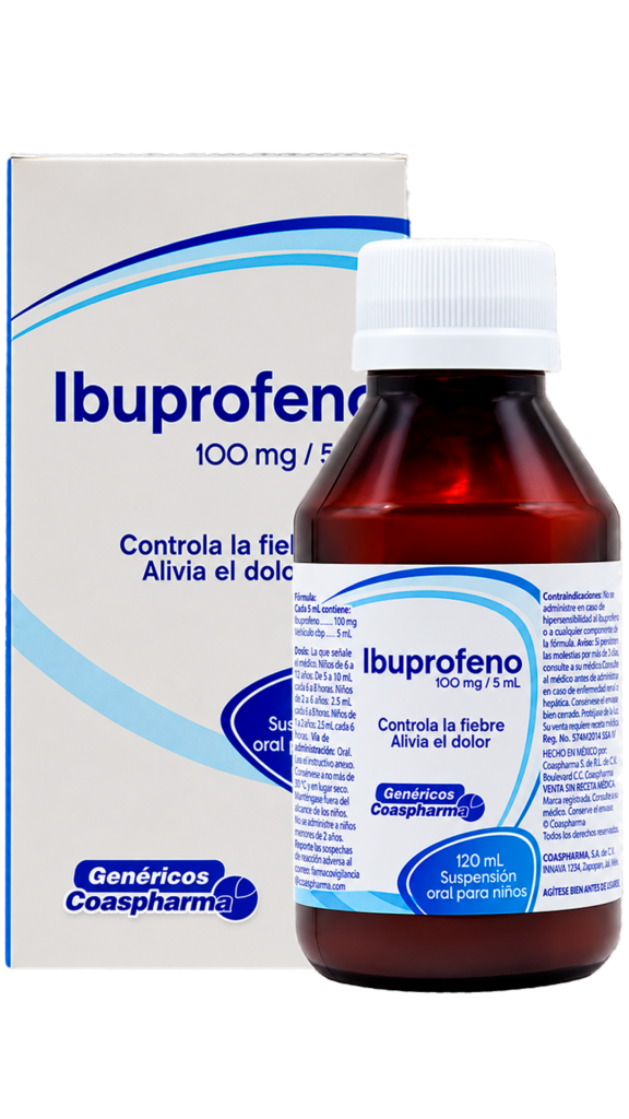 IBUPROFENO SUS 100MG X 12O ML