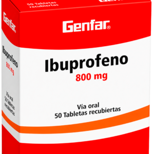 IBUPROFENO 800MG CJ X 50TB GENFAR