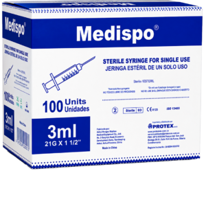 JERINGA 3 ML 21G X 112 X 100