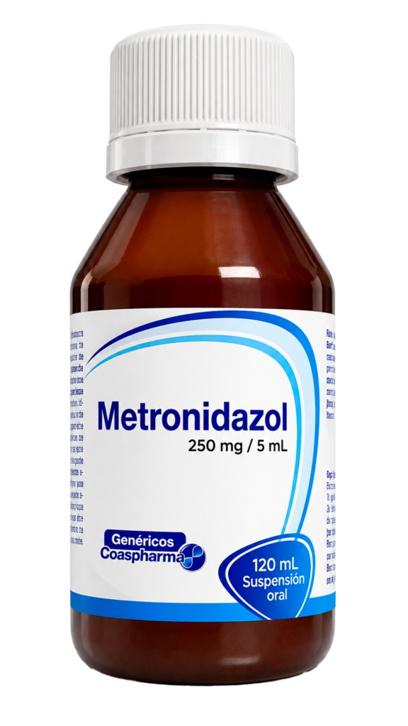 METRONIDAZOL 250MG/5ML FCO 120ML COASPHARMA