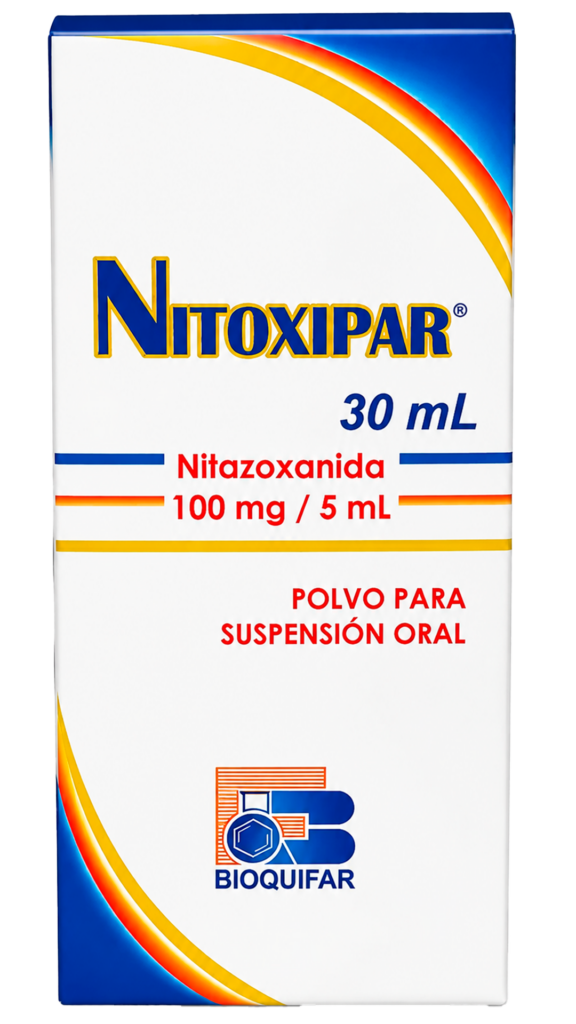 NITOXIPAR (NITAZOXANIDA) 100 MG/5ML SUSP FR X 30 ML