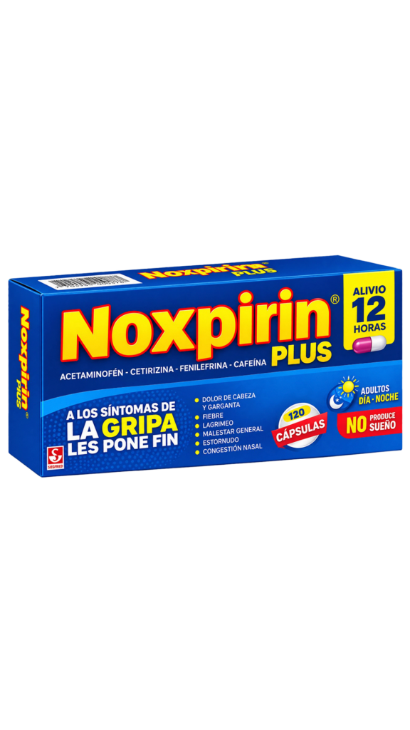 NOXPIRIN PLUS CJ X 120 CAP