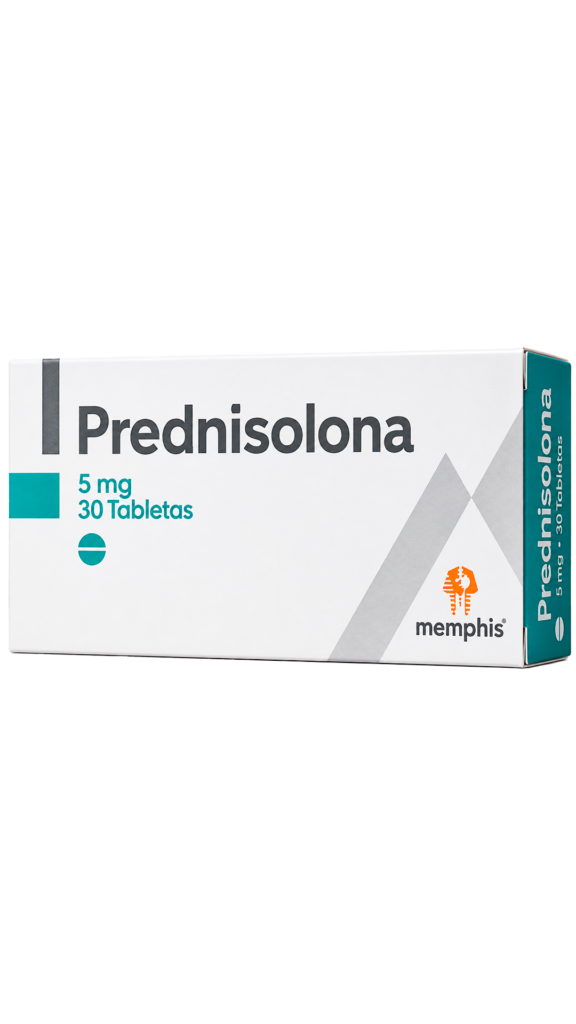 PREDNISOLONA 5 MG CJA 30 TB MEMPHIS