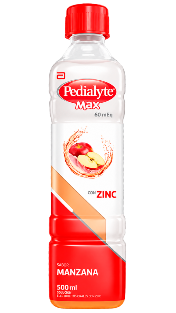 PEDIALITE MANZANA ZINC 60 FCO 500ML