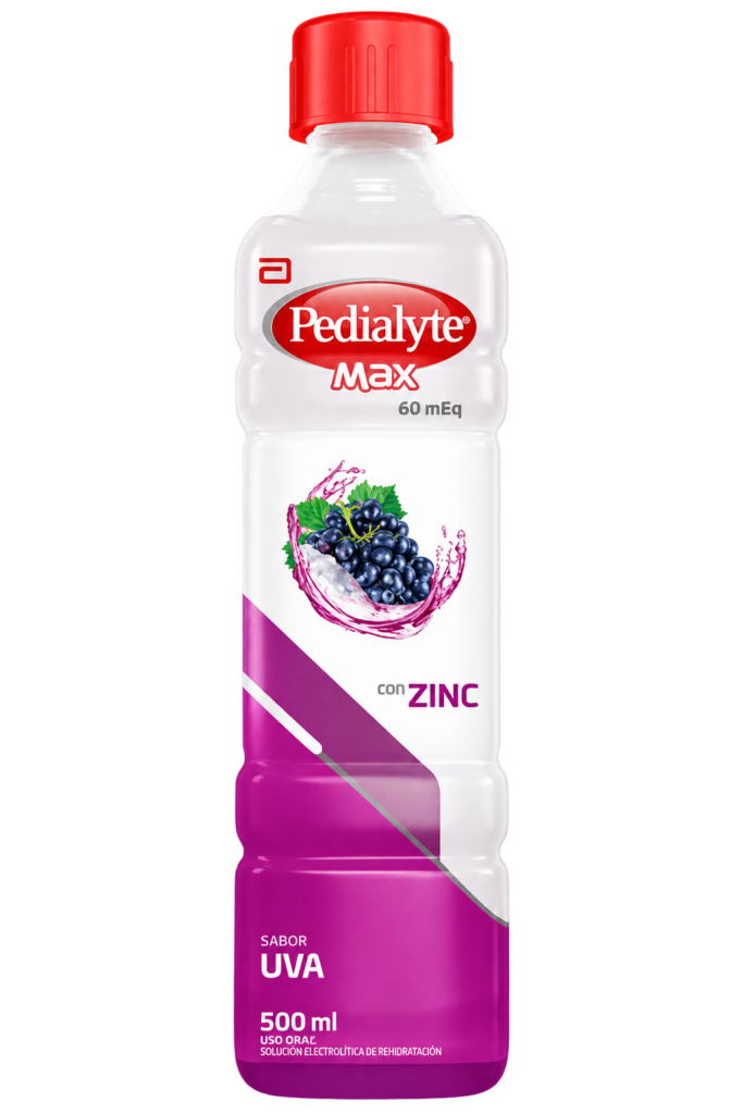 PEDIALYTE UVA ZINC 60 FCO 500ML