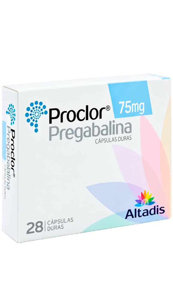 PROCLOR PREGABALINA 75 MG CJ X 28 CAPS