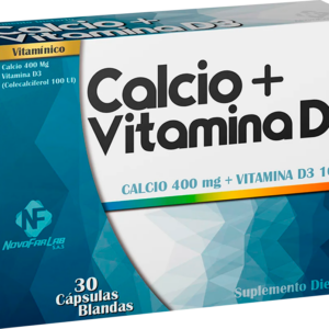 CALCIO + VITAMINA D3 CALCIO 400MG+VITAMINAD3 100UI