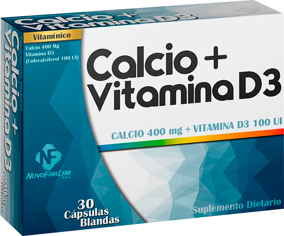 CALCIO + VITAMINA D3 CALCIO 400MG+VITAMINAD3 100UI