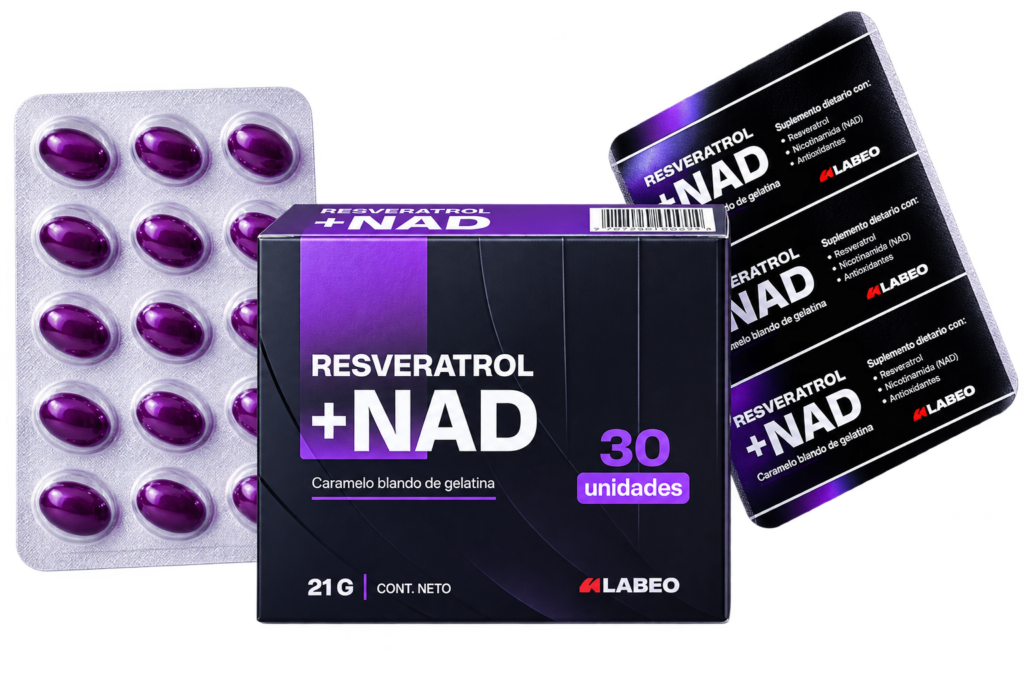 RESVERATROL + NAD 600 MG CJ X 30 TAB
