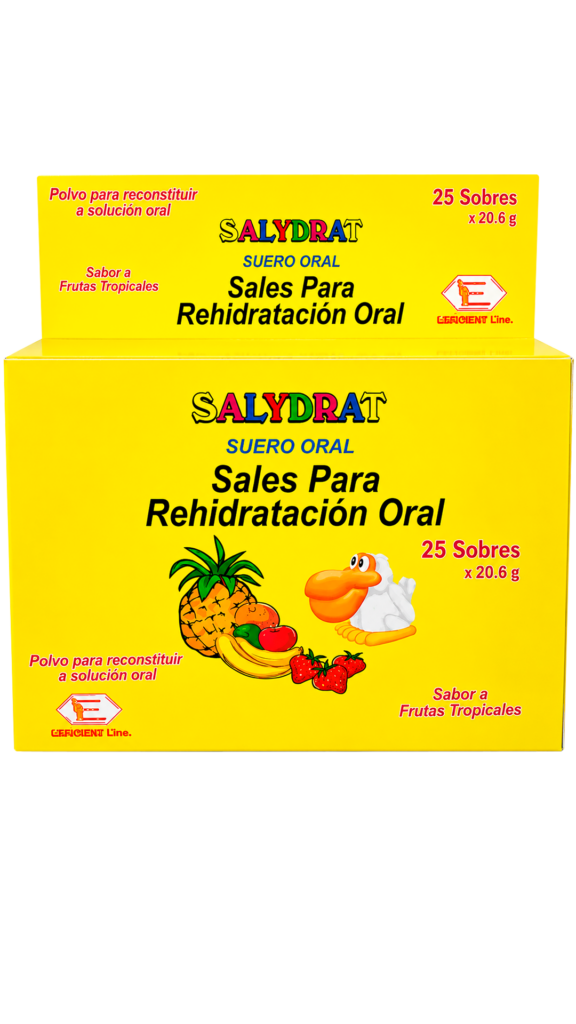 SALYDRAT SALES DE REHIDRATACIÓN CJ X 25 SOB FRUTAS TROPICALES