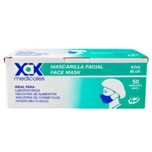TAPABOCA RESORTE AZUL CJ X 50