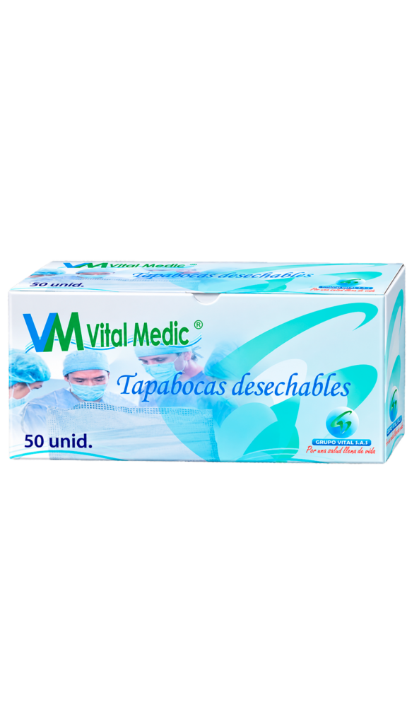 TAPABOCAS DESECHABLES CON ELASTICO EMP INDV