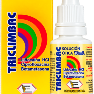 TRICLIMBAC SOLUCION OTICA X 10ML (LIDOCA+CIPROFLO+BETA)