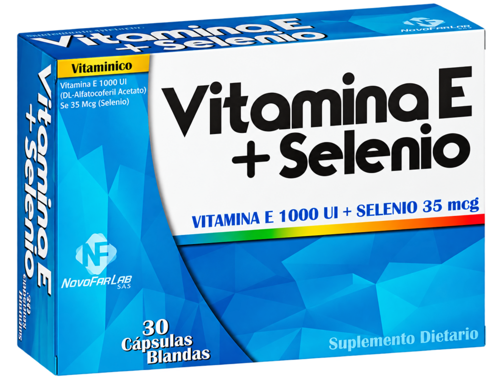 VITAMINA E + SELENIO (VITAMINA E 1000UI + SELENIO 35MCG)